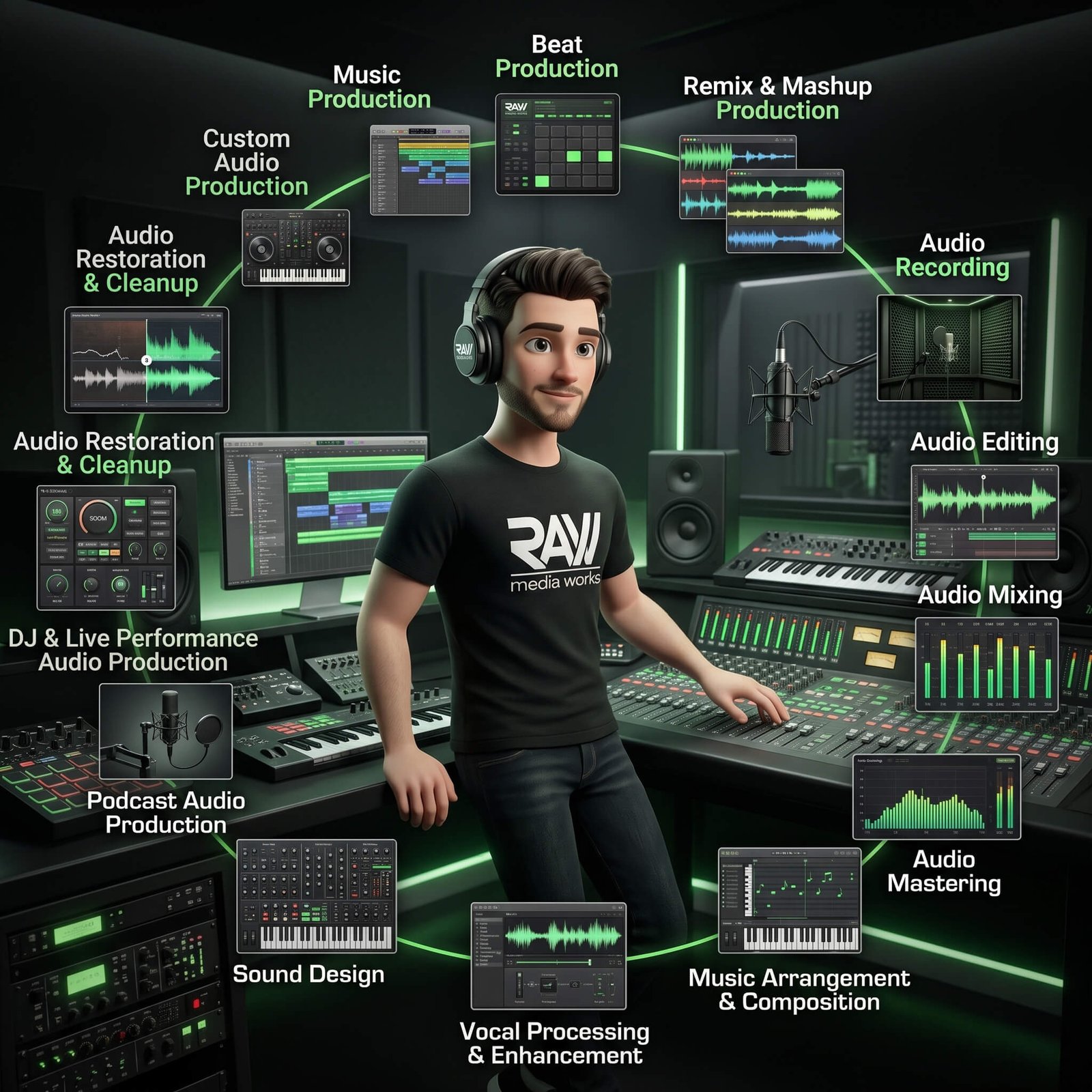 Music services offered