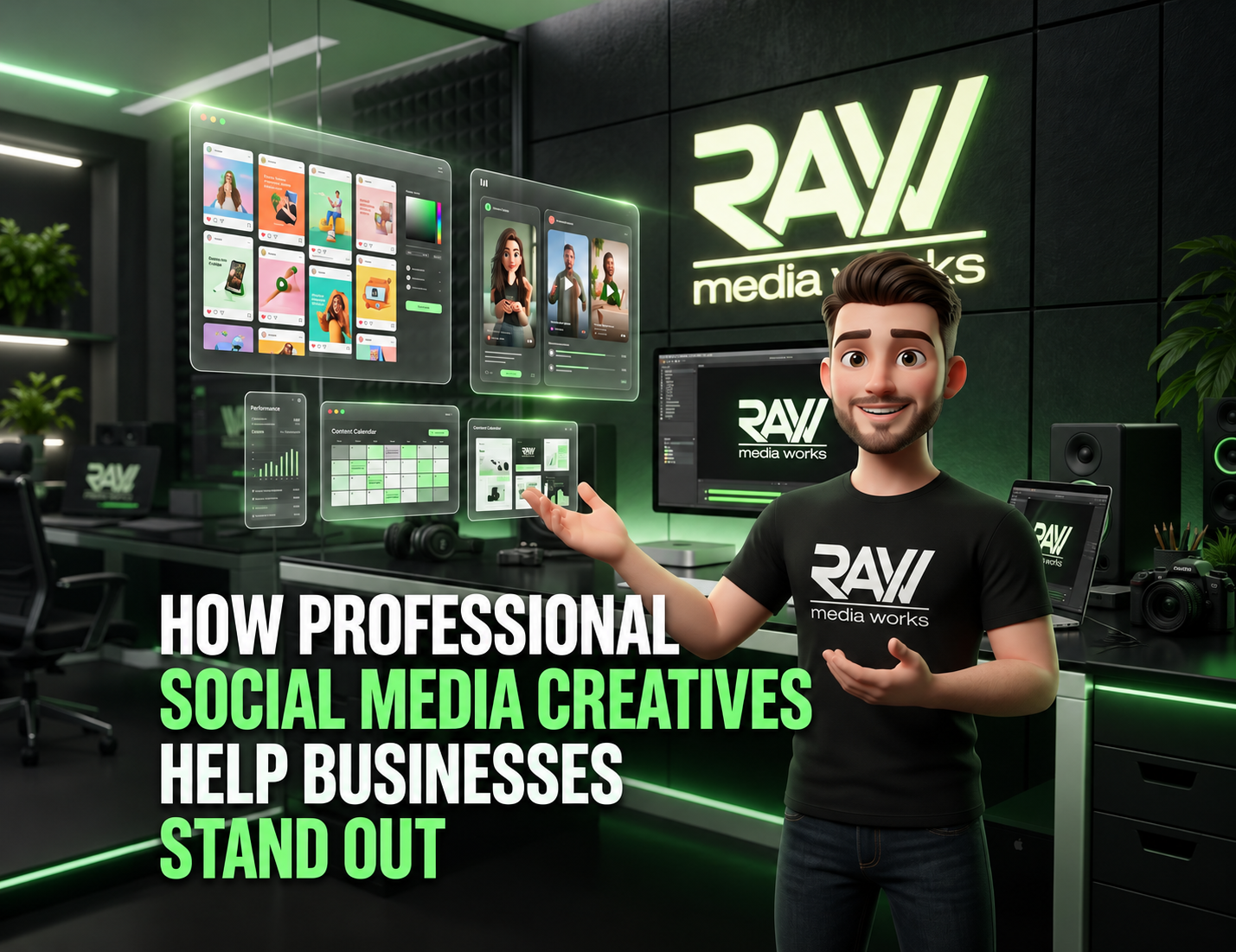 How Professional Social Media Creatives Help Businesses Stand Out